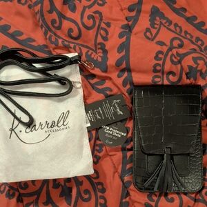 K. Carroll Black Crossbody Bag